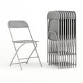 White Plastic Folding Chair 10 Pack V691