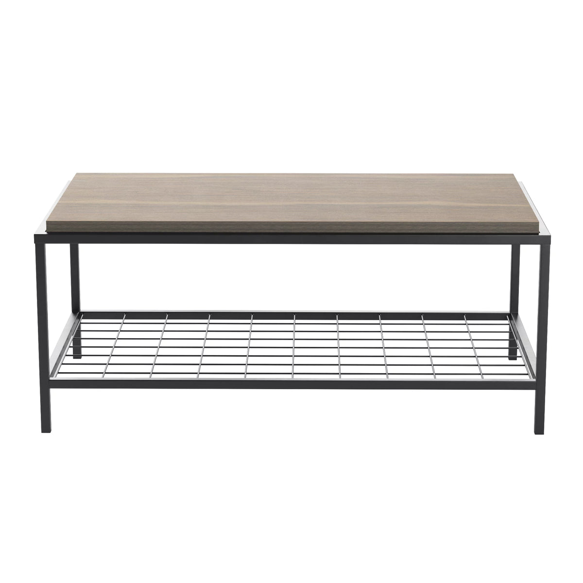 Industrial Wood and Metal Coffee Table W27145
