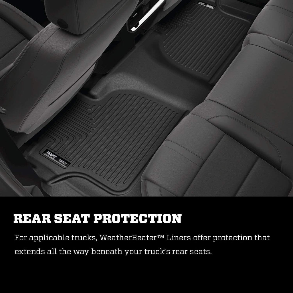Black Front Floor Liners 2 Pcs T385