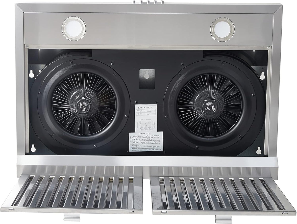30 inch Under Cabinet Ducted Stainless Steel Range Hood with 3 Speed Exhaust Fan P6011