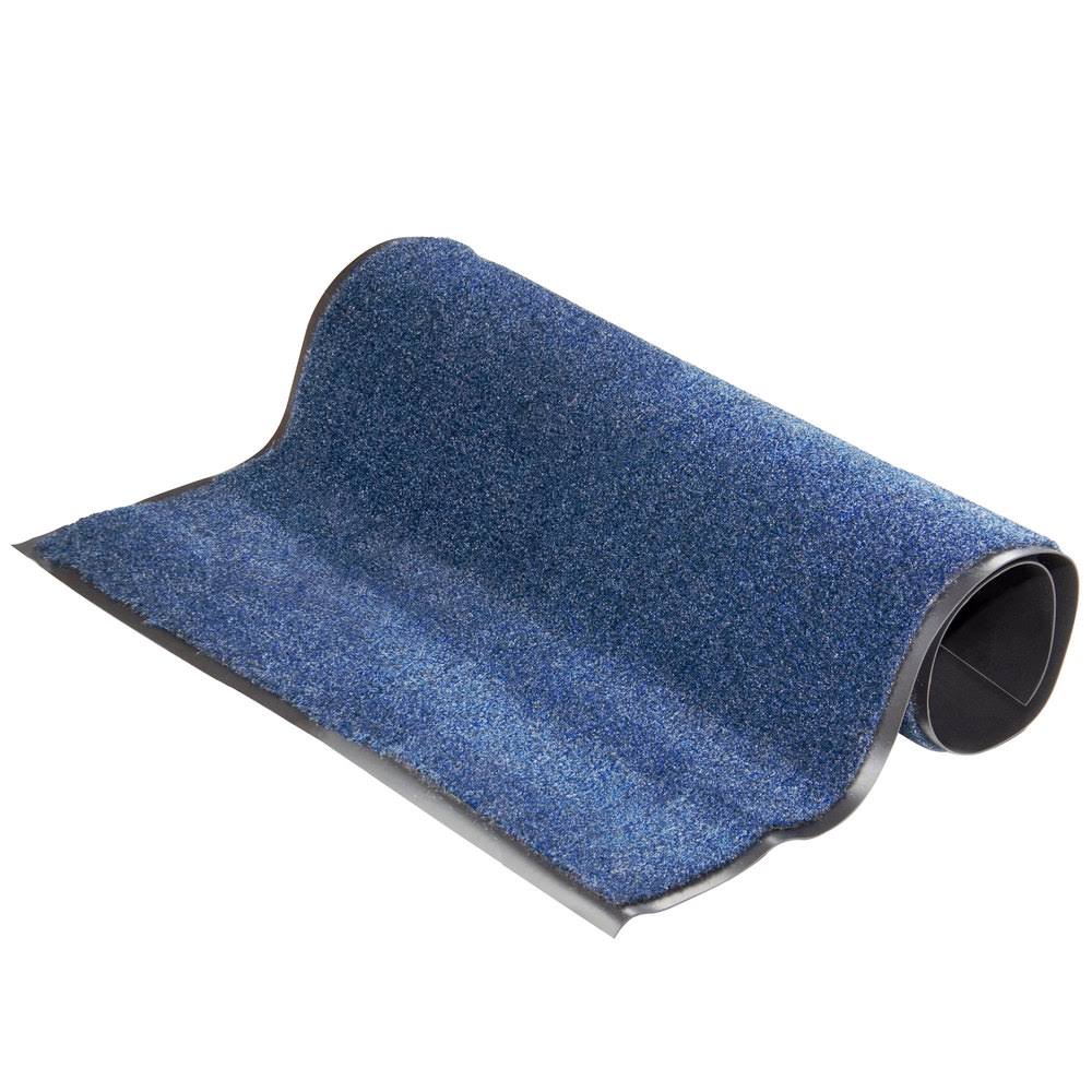 Navy Blue 3 ft x 4 ft Olefin High Traffic Carpet Entrance Floor Mat O401050