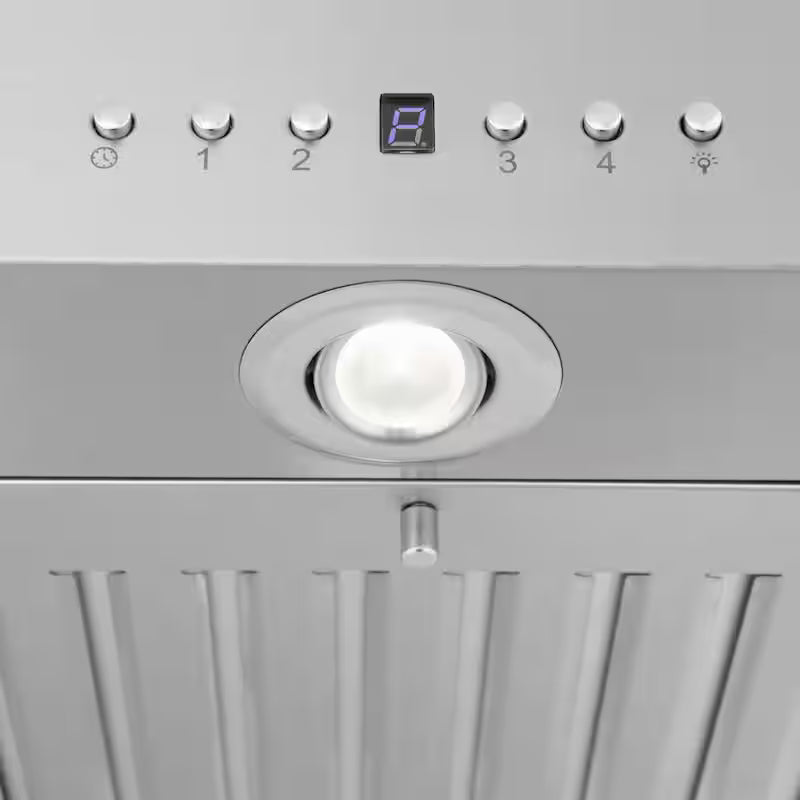 42 in. 400 CFM Ducted Island Mount Range Hood in Stainless Steel S6127