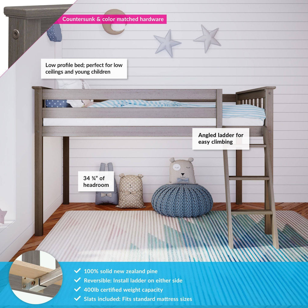 Twin-size Low Loft White N781