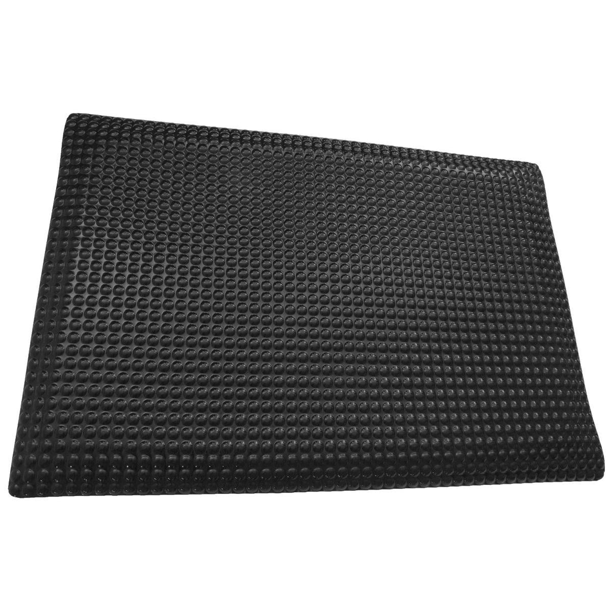 Glossy Black Anti-Fatigue No-Slip Mat - 4 ft. x 16 ft. x 0.63 in. C7084
