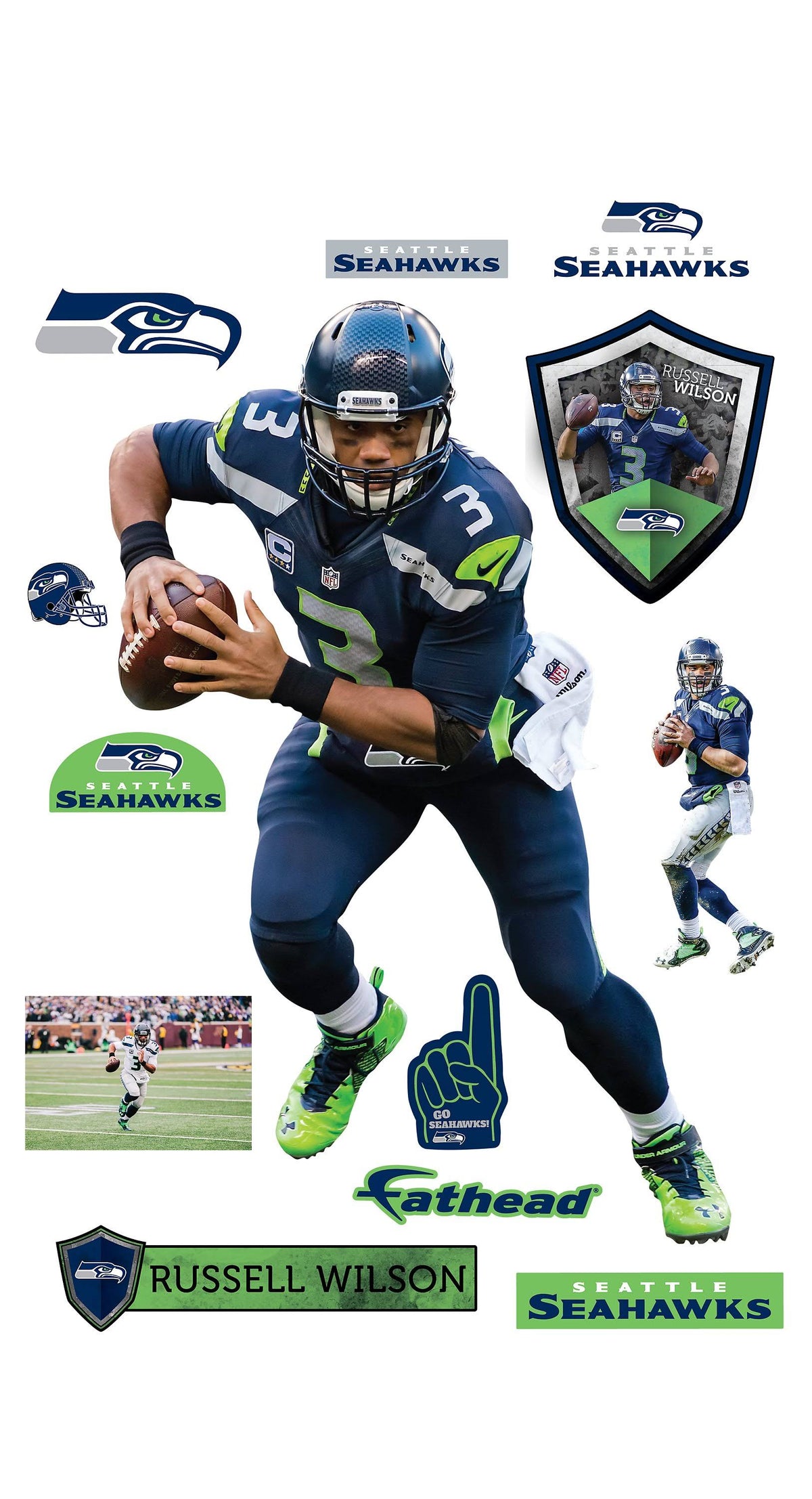 Officially Licensed NFL Removable Wall Decal P6990