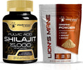 Pure Himalayan Shilajit 15,000mg Lions Mane 2000mg Capsules O94531