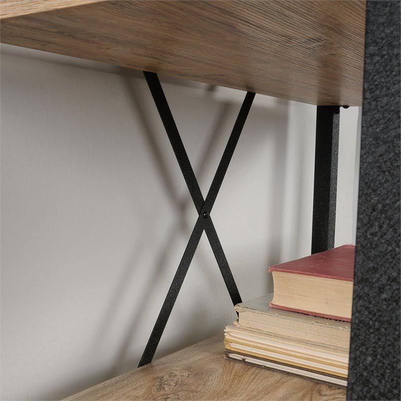 Milled Mesquite Finish Bookcase with Doors W829705