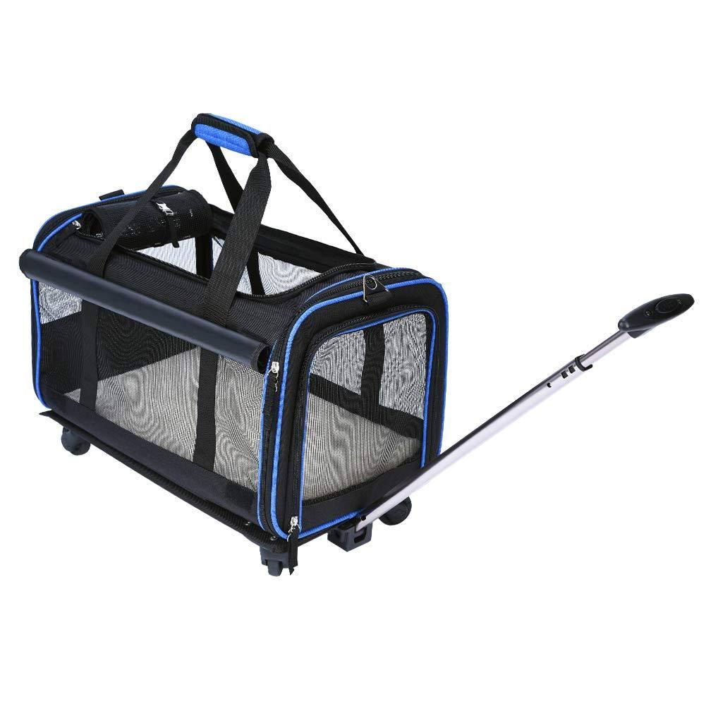 Removable Wheeled Pet Travel Carrier P374