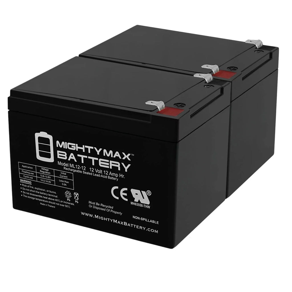 12V 12AH F2 Rechargeable Replacement Battery K5502