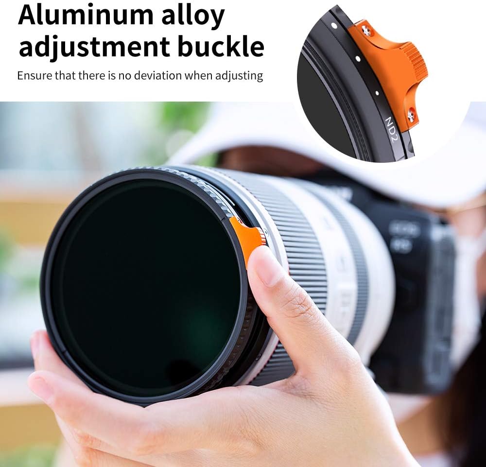 82mm Variable ND Filter ND2-ND400 with Multi-Layer Coatings H8466