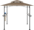 Khaki 8 x 5 FT Grill Canopy with Air Vent Z73318