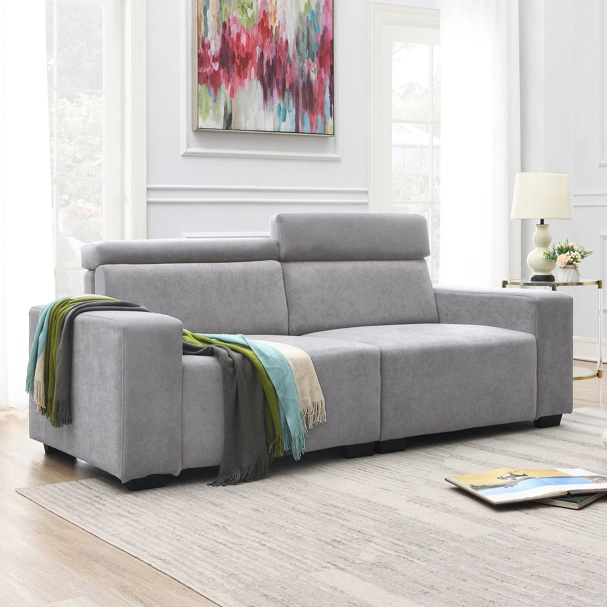 Velvet 2-Seater Sofa Y899
