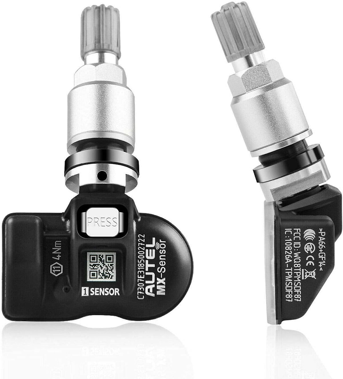 20pcs TPMS Tire Sensor with Battery Tester Dual Frequency Metal Valve Stem L2344
