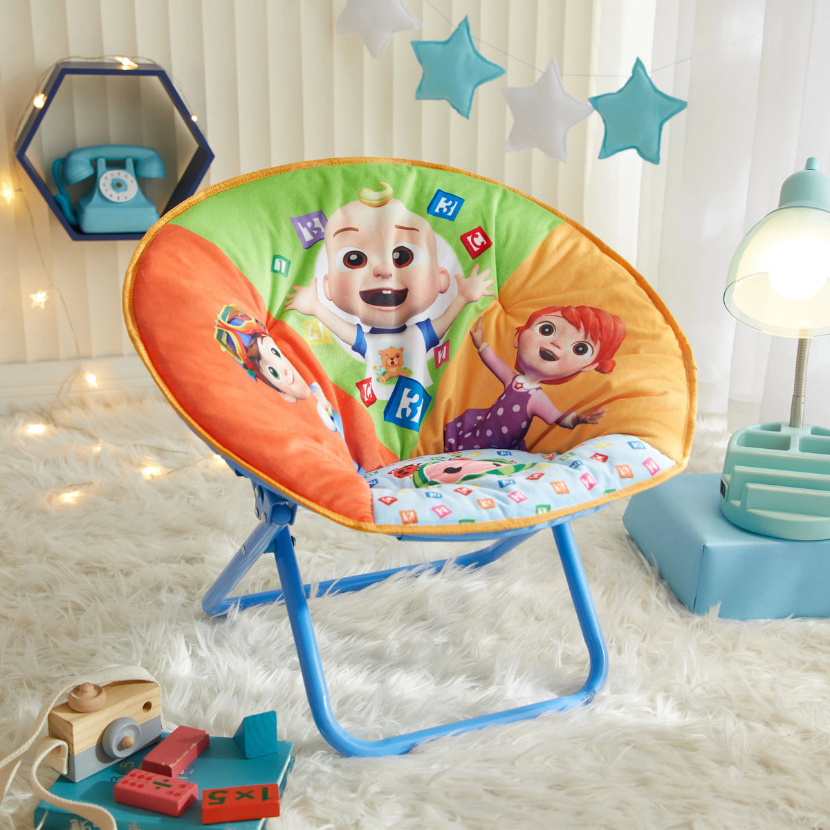 Blue Toddler Mini Saucer Chair Z560383
