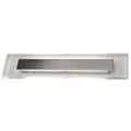 Nickel LED 1-Light Bath Bar with Seedy Crystal V17308