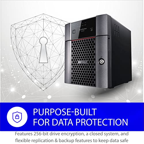4-Bay 16TB Desktop NAS with Hard Drives Included U21954
