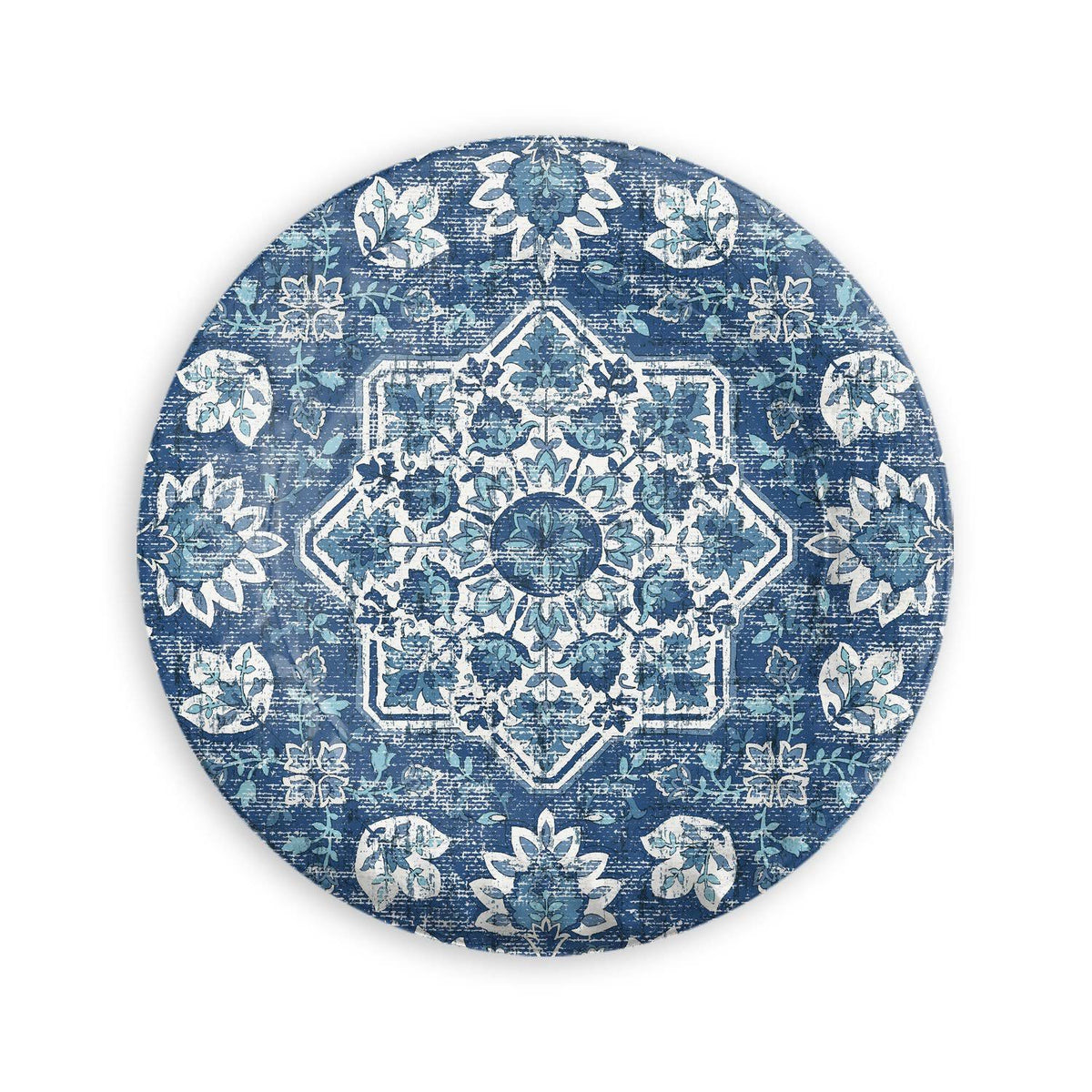 Atlantic Blue Medallion Salad Plate Melamine - Set of 6 Z248