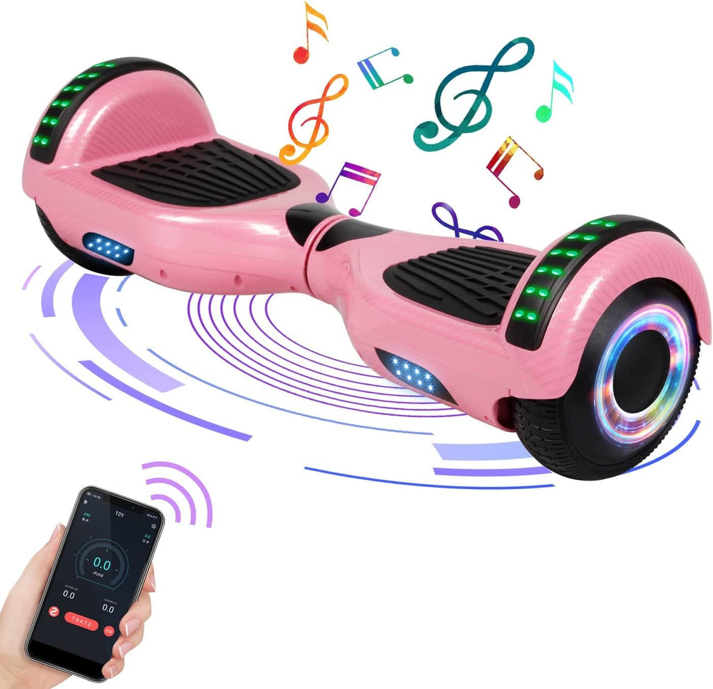 6.5inch Self Balancing Hoverboard with Bluetooth Speaker LED Lights U714273