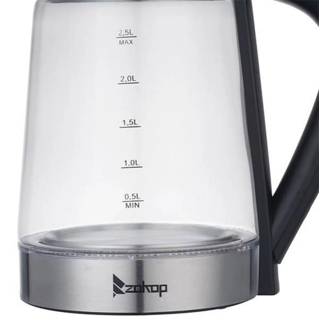 1500W 2.5L Blue Glass Electric Kettle M216645