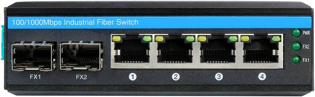 4 Port Industrial Gigabit Ethernet Switch L976