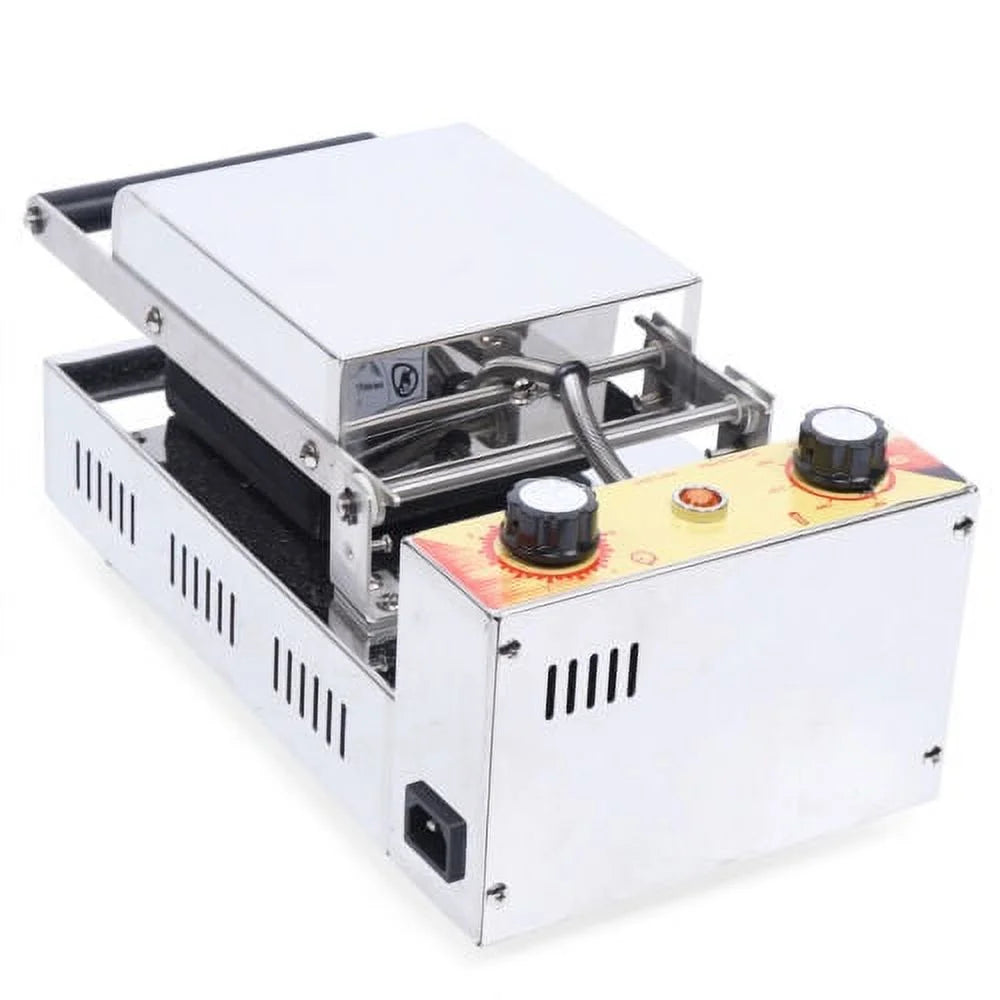 1000W Electric Burger Waffle Maker Panini Press E257