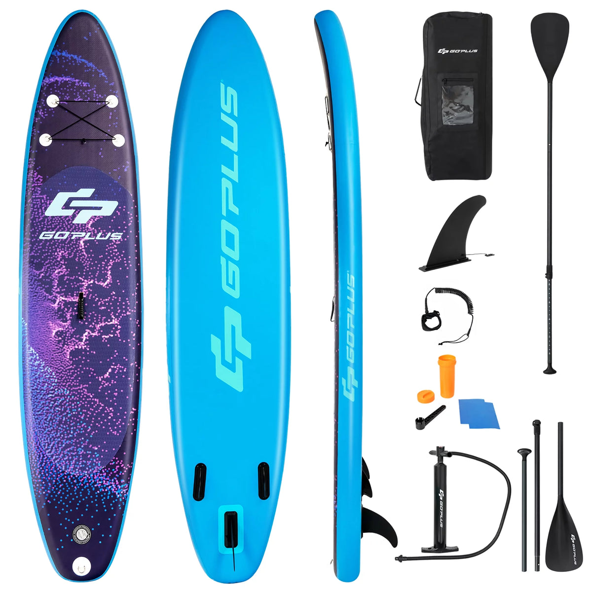 10.5' Inflatable Stand Up Paddle Board with Bag G244