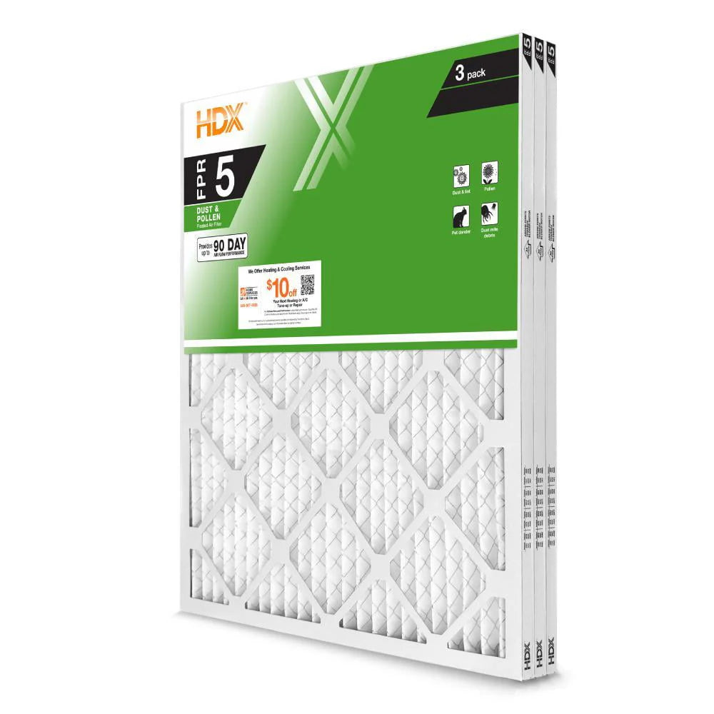 18 X 20 X 1 Pleated Air Filter 3-Pack E45970