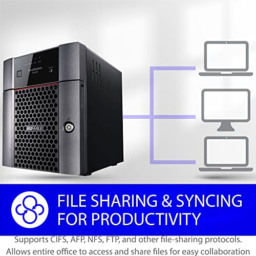 4-Bay 16TB Desktop NAS with Hard Drives Included U21954
