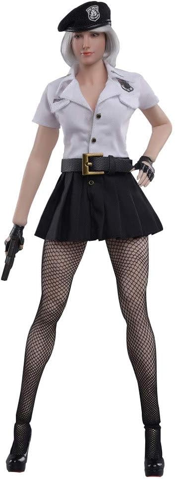 Camouflage Policewoman Skirt Seamless Stockings Set Y1981