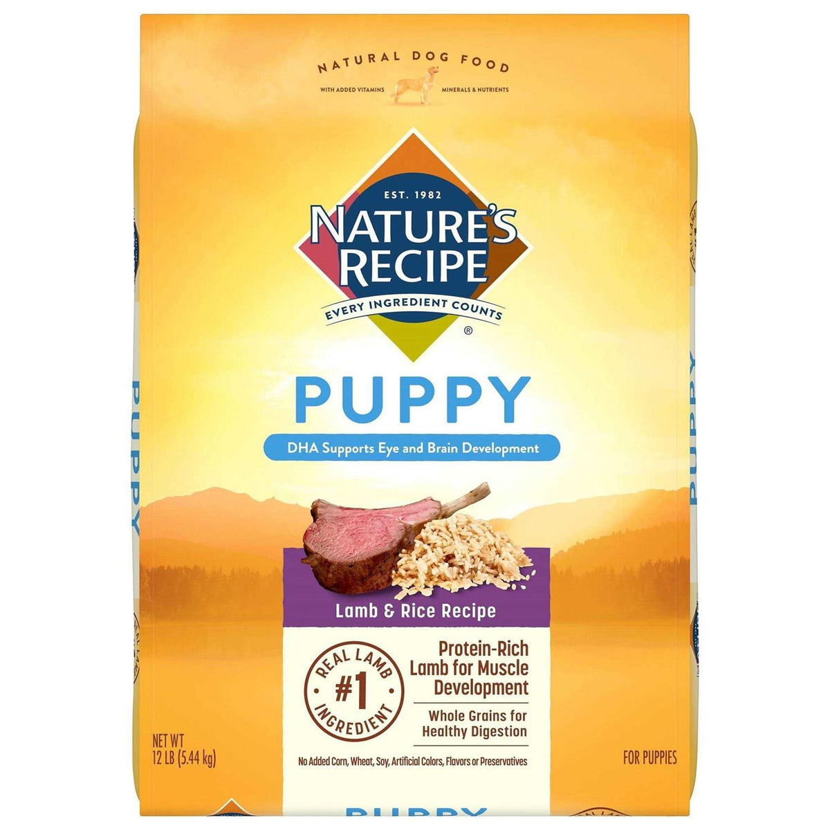 Puppy Dry Dog Food Lamb & Rice U535958