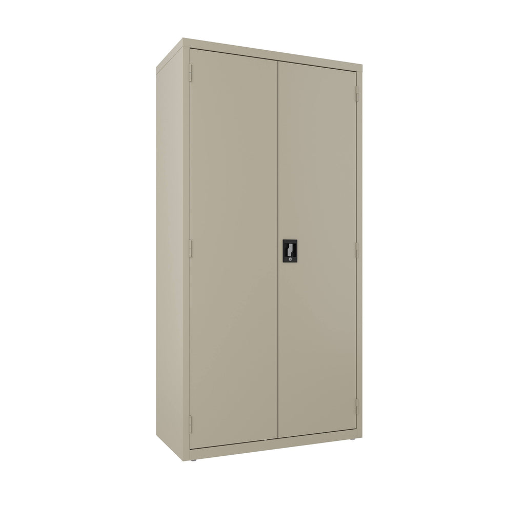 Janitorial Cabinet 18x22D x 36x22W x 72x22H Putty F448463