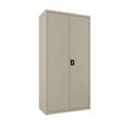 Janitorial Cabinet 18x22D x 36x22W x 72x22H Putty F448463