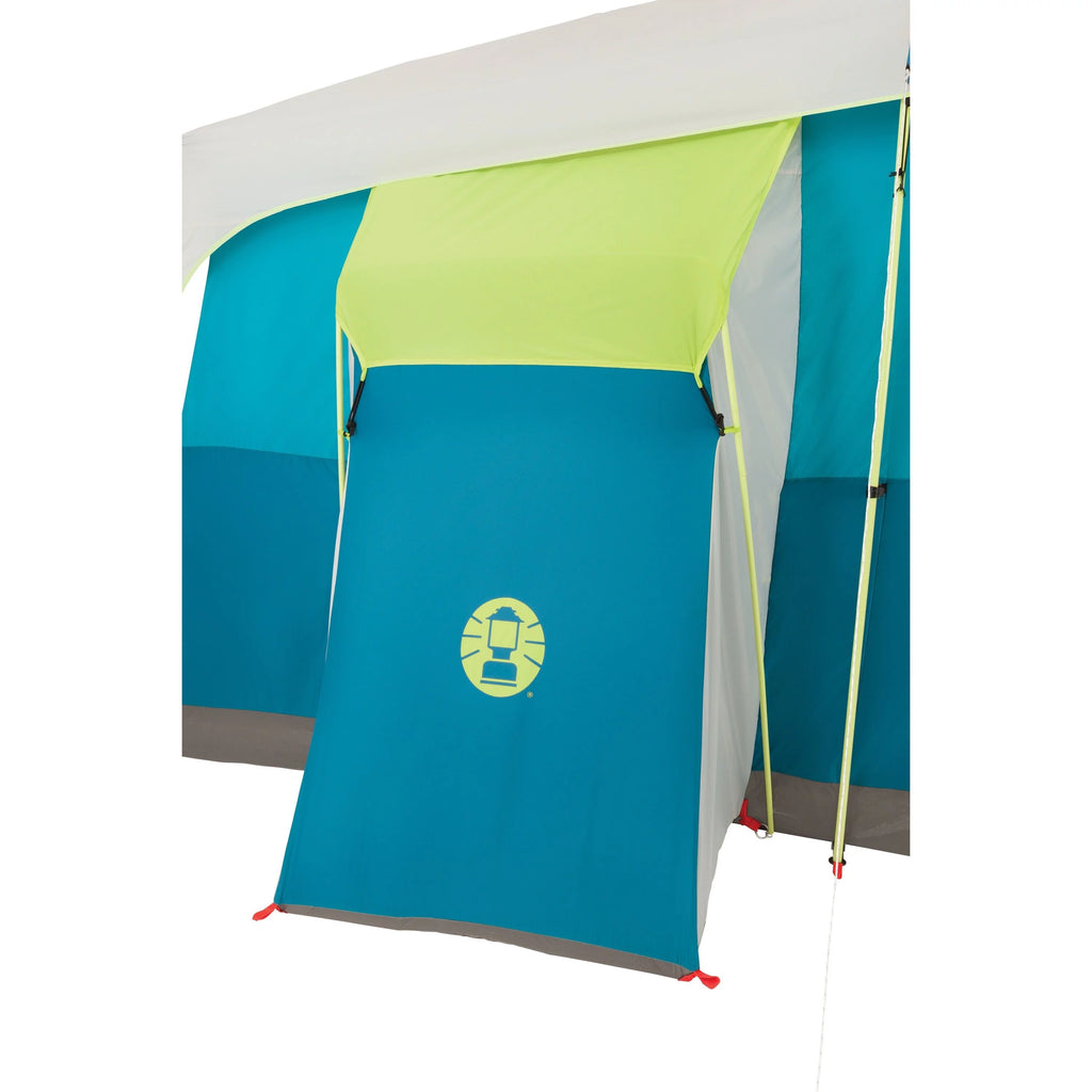 8-Person Light Blue Cabin Camping Tent Y4488