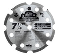 7-1/4x22 Fiber Cement Circular Saw Blade H5053
