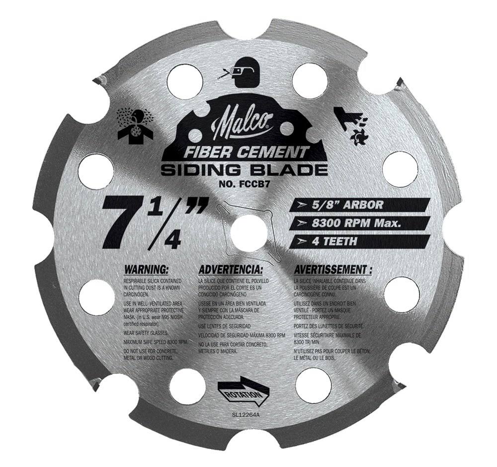 7-1/4x22 Fiber Cement Circular Saw Blade H5053