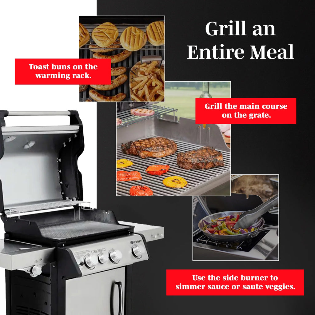 Stainless Steel 3 Burner Liquid Propane Gas Grill G7150