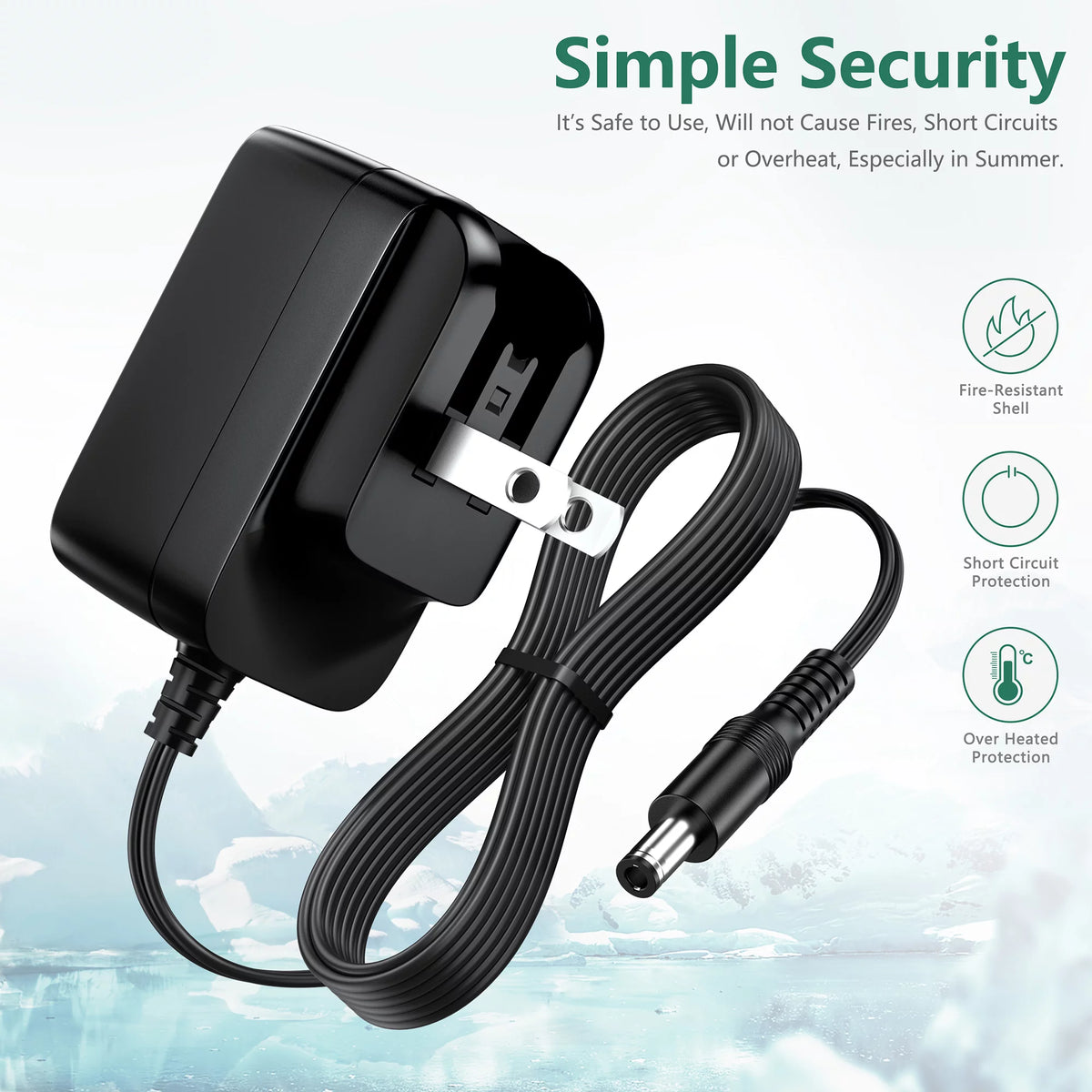 UL Listed AC DC Adapter Power Supply Cord Charger I6891