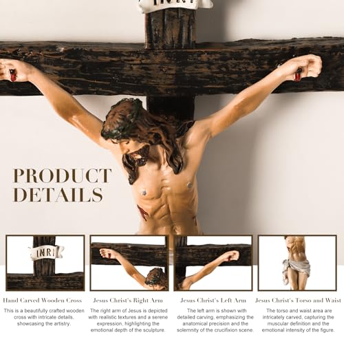 10 Inch Crucifix Wall Cross K946