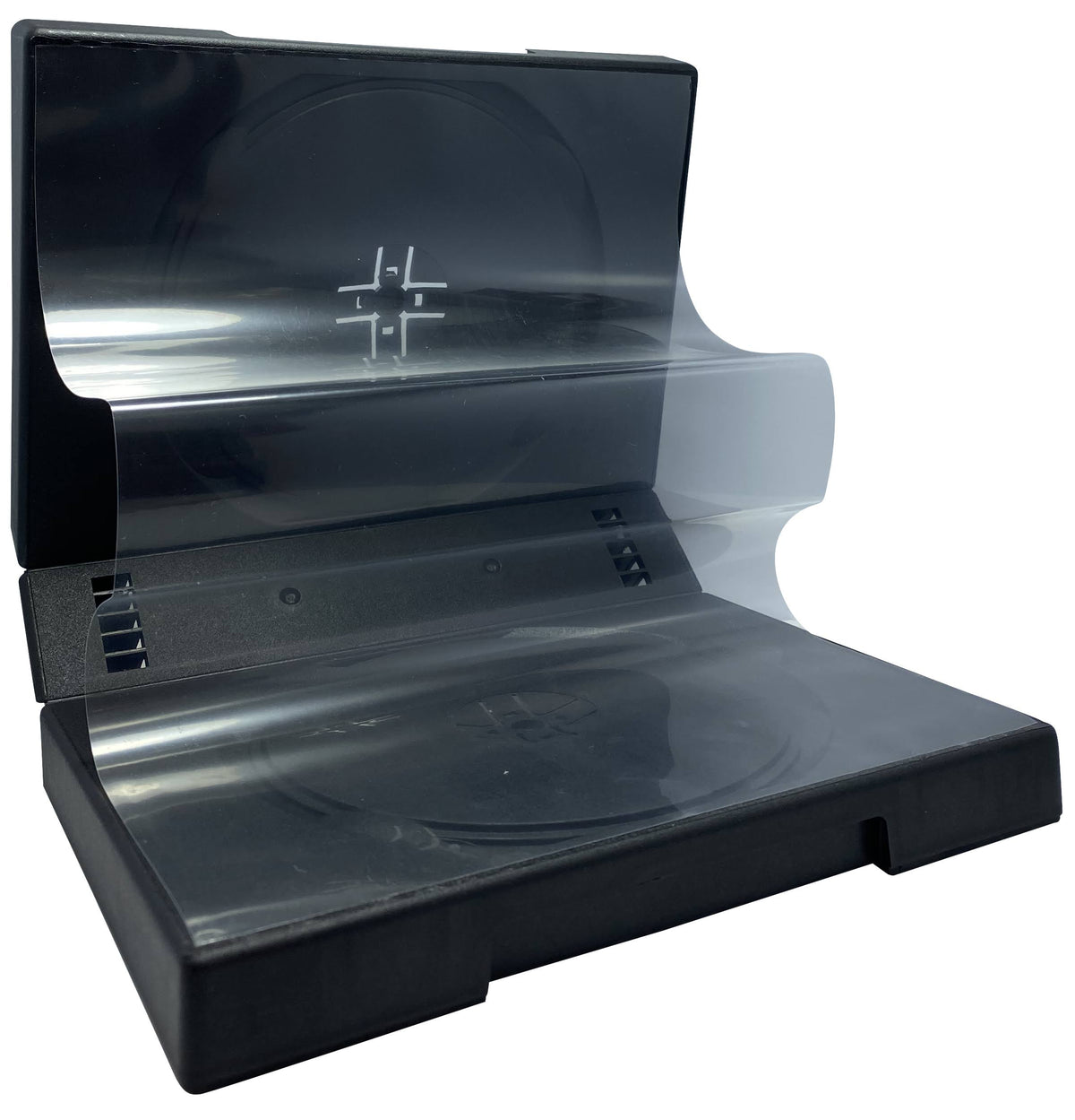 100 Black 12 Disc DVD Cases A7475