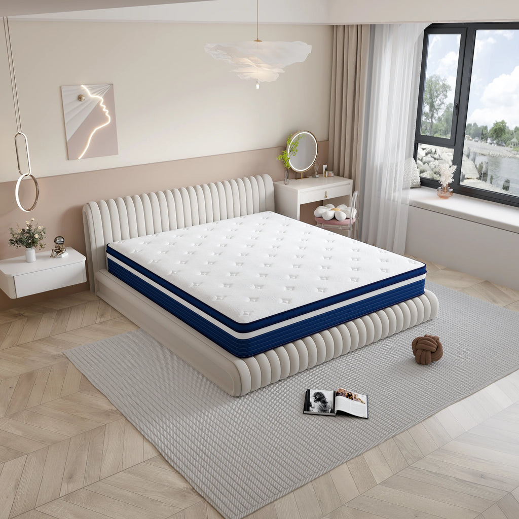 12 inch King Gel Memory Foam Hybrid Mattress Y232658