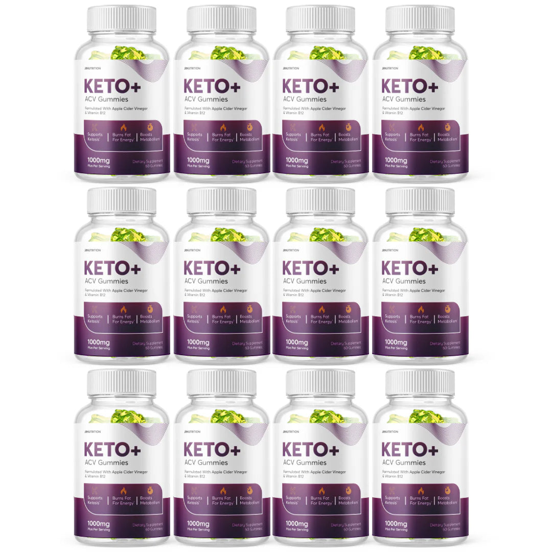 Keto ACV 1000mg Gummies 12 Bottles H13812