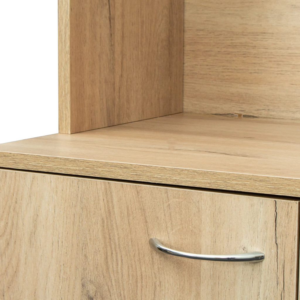 70.87" Tall 6-Door 1-Drawer Wardrobe Kitchen Cabinet I997