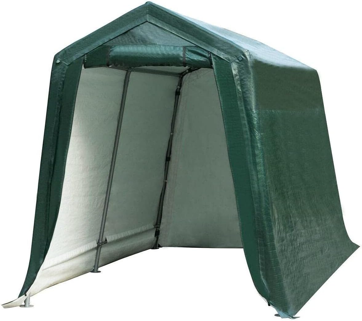7 Ft x 12 Ft Outdoor Carport Patio Storage Shelter Metal Frame and Waterproof Ripstop Cover T709