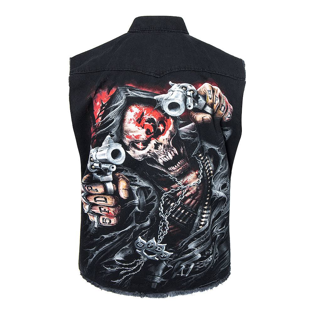 Licensed Band Stone Washed Worker U600679