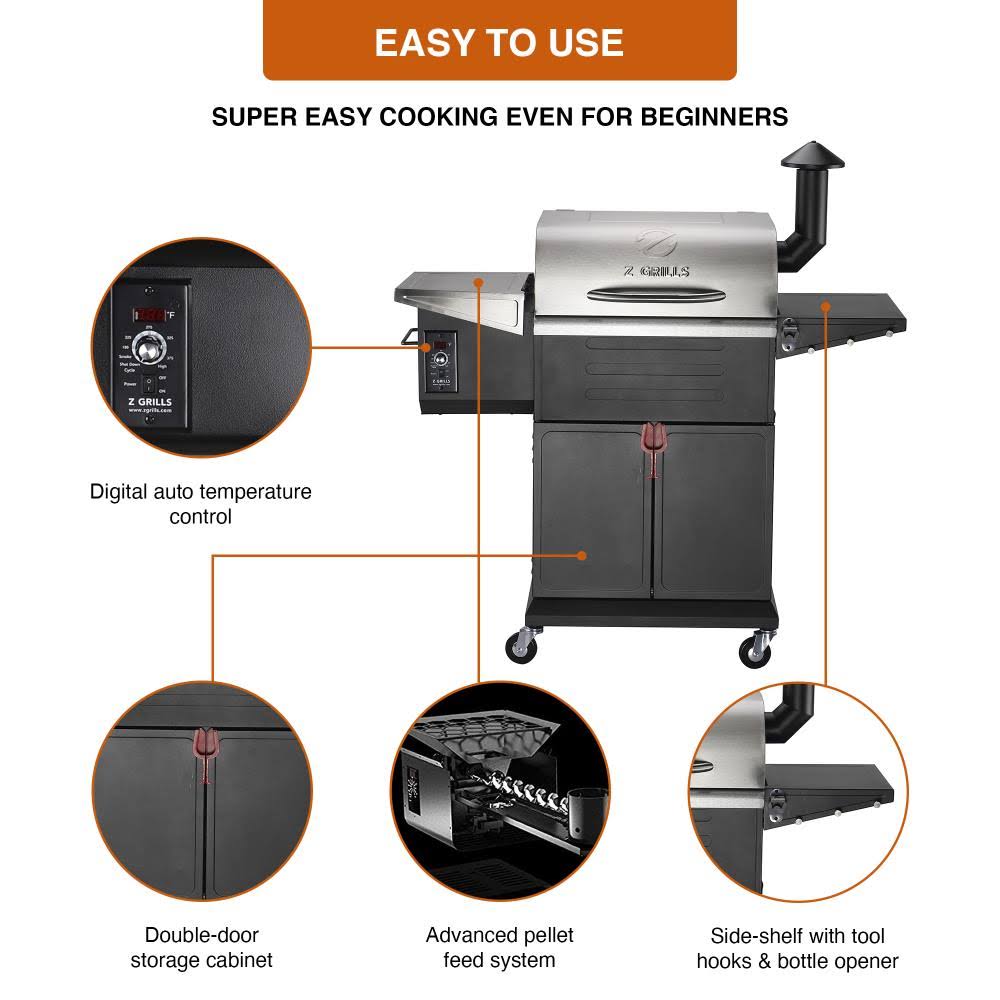 Stainless Steel Pellet Grill B928051
